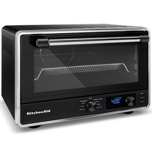 Forno Multifunções KitchenAid com Air Fryer e Acessório para Pizza Black Matte - FORKOG21