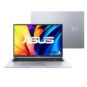 Notebook ASUS Vivobook 16 X1605VA Intel Core i7 1355U 8Gb Ram 512Gb SSD Linux KeepOS Tela 16” IPS FHD Silver - MB742