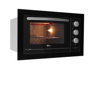 Forno de Embutir Fischer 48 Litros Fit Line Preto – 220 Volts