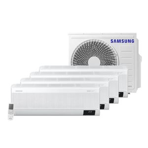 Ar Condicionado Multi Split Samsung Hi Wall Wind Free 4x9000 BTU/h Quente e Frio AJ080AXJ4KH/AZ – 220 Volts