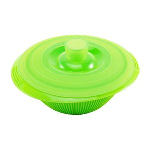 Tigela de Silicone Cozimento Vapor Legumes Verde Silikomart