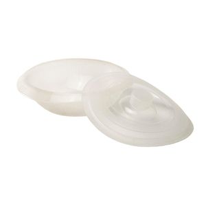 Tigela de Silicone Cozimento Vapor Legumes Branca Silikomart