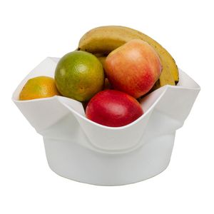 Vaso em Silicone 2 em 1 Multiuso Fruteira Branco Silikomart