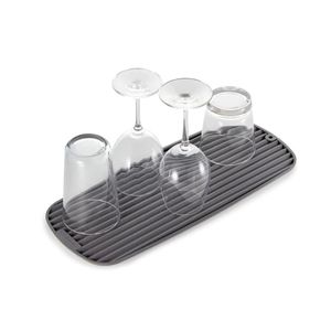 Tapete de Secagem Copos Louças Cinza Silicone KitchenAid