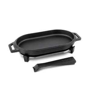 Chapa de Ferro Fundido Ooni Sizzler com Base em Aço Inox