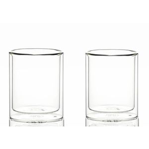 Conjunto 2 Copos de Whisky Parede Dupla 300ml Borossilicato