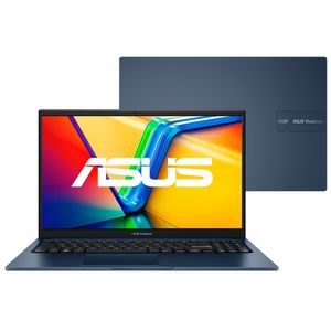 Notebook Asus Vivobook 15, Intel Core i5 1235U, 16GB, 512GB SSD, Tela de 15,6", Quiet Blue - X1504ZA-NJ1794W