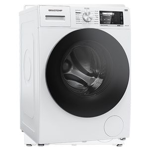 Lava e Seca Brastemp 10kg/6kg Branca Água Quente com Smart Sensor, Tira Manchas Pro e Motor Inverter - BNC10AB