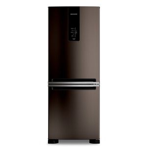 Refrigerador de 02 Portas Brastemp Frost Free Inverse A+++ 447 Litros Black Inox com Smart Flow e Fresh Box - BRE57