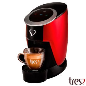 Cafeteira Espresso Touch Vermelha Automática - TRES 3 Corações