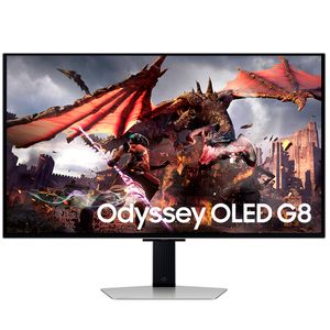 Monitor Gamer Odyssey OLED G8 32" Samsung com 1,000,000:1 Contraste, OLED, 240 Hz - LS32DG800SLXZD