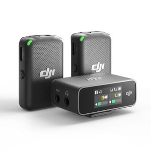 Microfone DJI Mic (2 Microfones, 1 Receptor e 1 Base de carregamento) BR - DJI108 DJI108