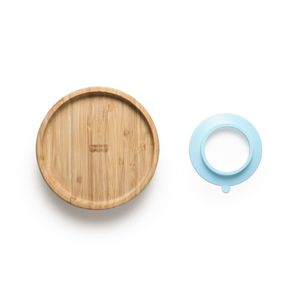 Prato Raso com Ventosa Bam N' Boo 6+M Azul Fisher Price - BB1170 BB1170