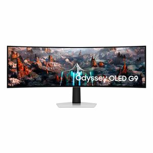 Monitor Gamer Odyssey OLED G9 49" Samsung Curvo OLED, com 1,000,000:1 Contraste, DQHD, 240Hz - LS49CG930SLMZD