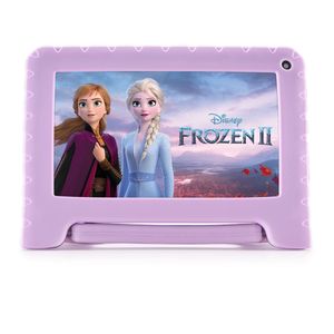 Tablet Infantil Frozen II com Controle Parental 4GB RAM + 64GB + Tela 7 pol + Case + Wi-fi + Android 13 + Quad Core Multi - NB416 NB416