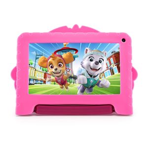 Tablet Infantil Patrulha Canina Skye com Controle Parental 4GB RAM + 64GB + Tela 7 pol + Case + Wi-fi + Android 13 + Quad Core Multi - NB422 NB422