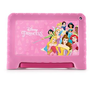 Tablet Infantil Princesas com Controle Parental 4GB RAM + 64GB + Tela 7 pol + Case + Wi-fi + Android 13 + Quad Core Multi - NB418 NB418