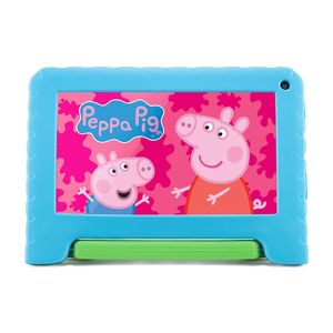 Tablet Infantil Peppa Pig com Controle Parental 4GB RAM + 64GB + Tela 7 pol + Case + Wi-fi + Android 13 + Quad Core Multi - NB420 NB420