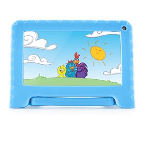 Tablet Infantil Galinha Pintadinha com Controle Parental 4GB RAM + 64GB + Tela 7 pol + Case + Wi-fi + Android 13 + Quad Core Multi - NB419 NB419