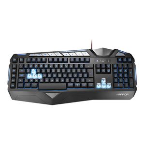 Teclado Gamer Warrior Morani com Teclas Macro LED - TC209 TC209