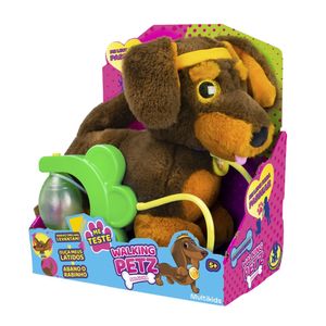 Pelúcia Cachorrinho Walking Petz Salsicha Multikids - BR1875 BR1875