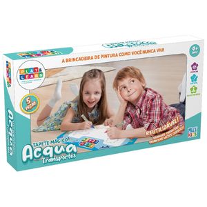 Tapete Mágico Acqua Play & Learn Transportes 63.5x38cm Multikids - BR1746 BR1746