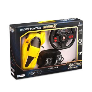 Carrinho Racing Control Speed X Amarelo Multikids - BR1143 BR1143