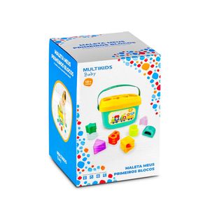 Maleta Meus Primeiros Blocos 16 peças Multikids Baby - BR1244 BR1244