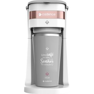 Cafeteira Elétrica Cadence Dream Rosé Gold com Copo Térmico